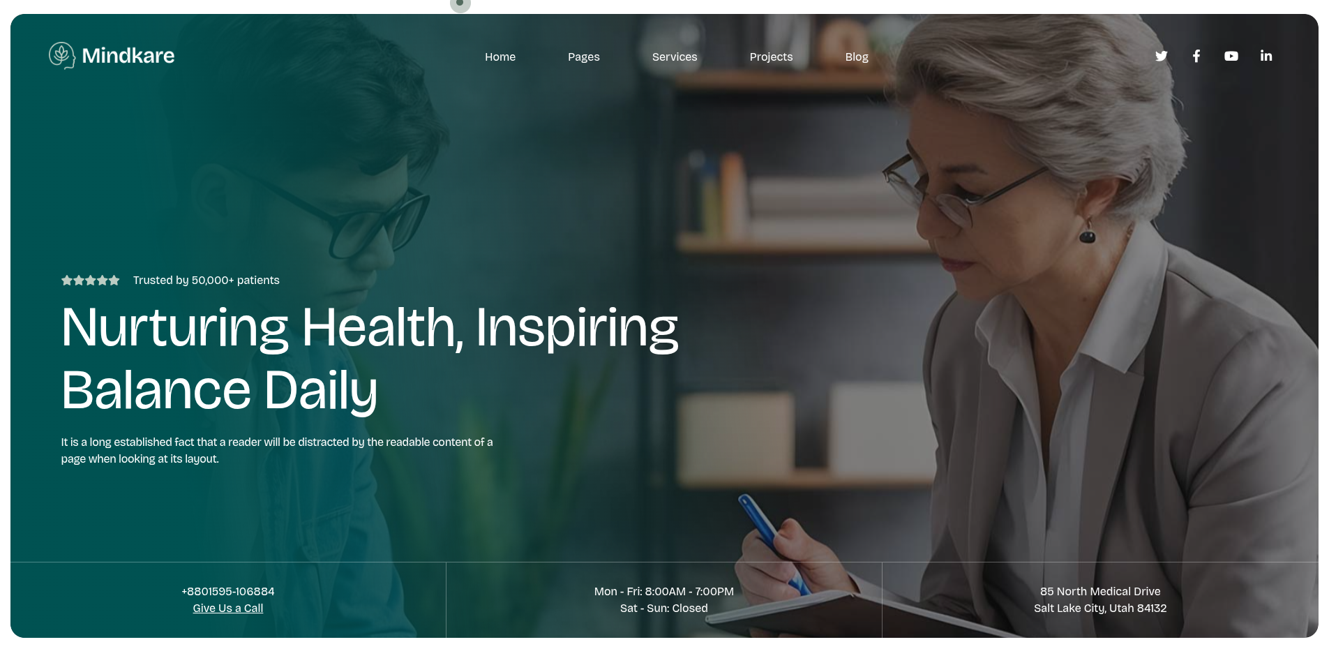 MindKare Mental Wellness Platform project screenshot 1