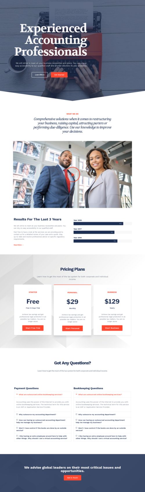 Accounting Business Home 2