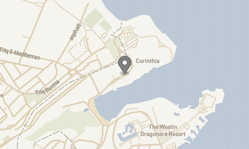Lokation for Marina Hotel Corinthia Beach Resort