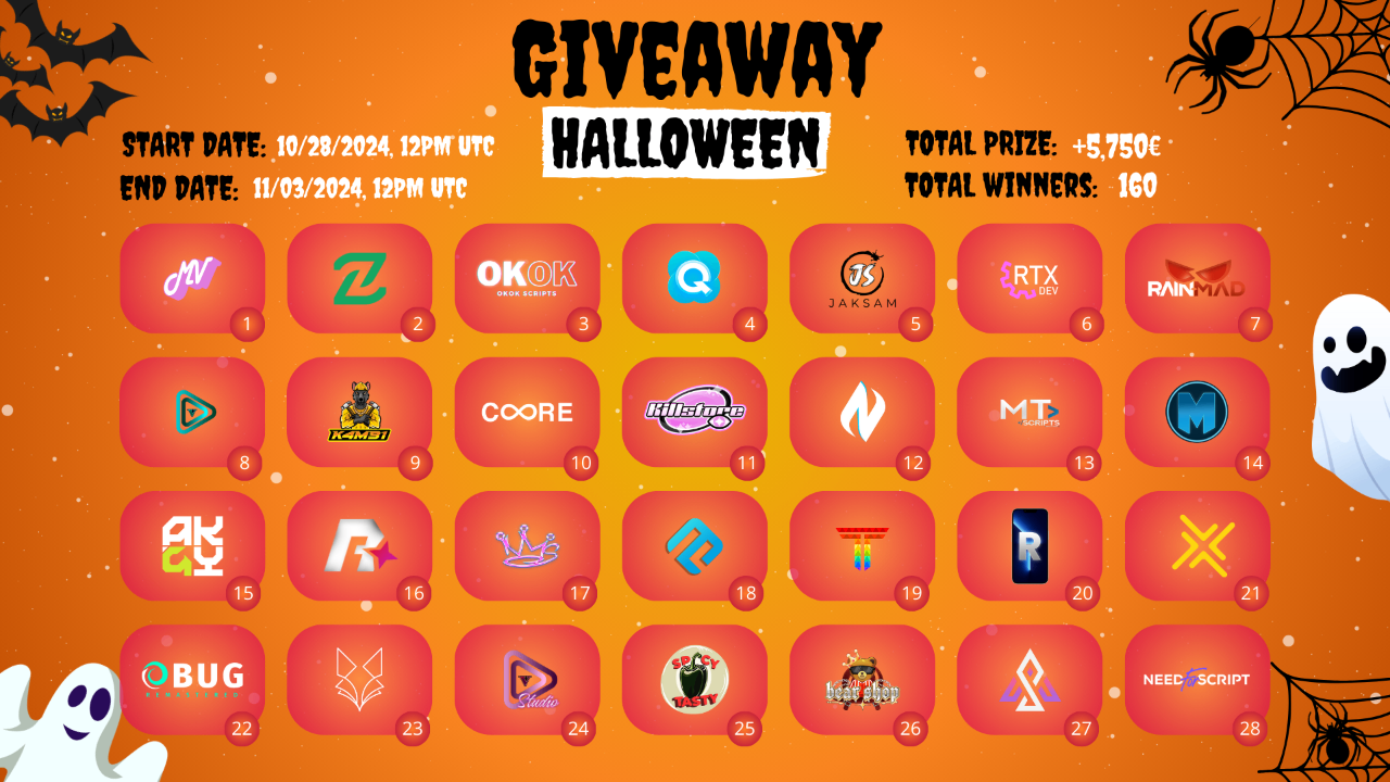 HALLOWEEN GIVEAWAY 2024