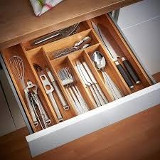 Multifunctional Big Bamboo Expandable Wooden Cutlery Drawer 2