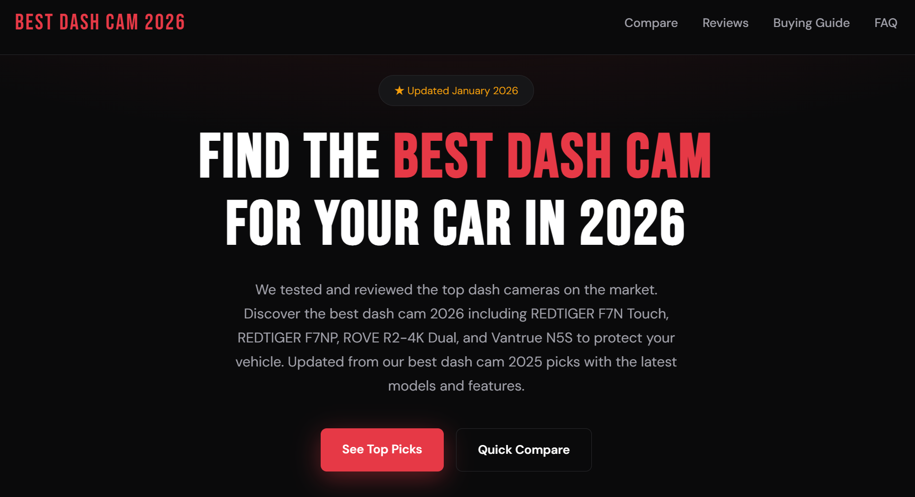 Best Dash Cam 2026 logo