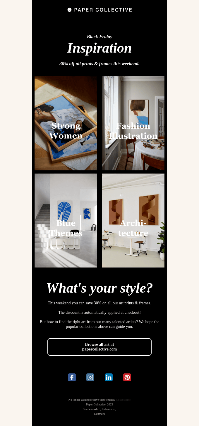 30 Off Black Friday Art Inspiration