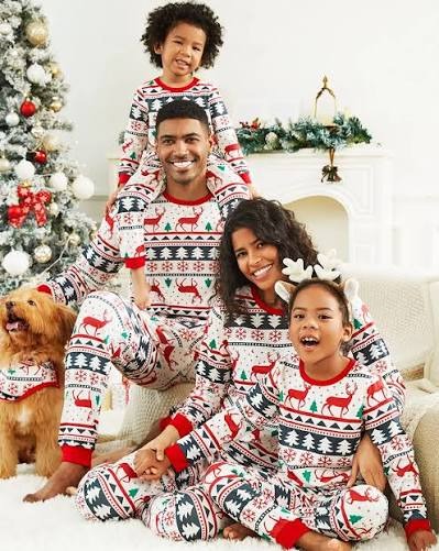 Family Matching Christmas Pajamas 2