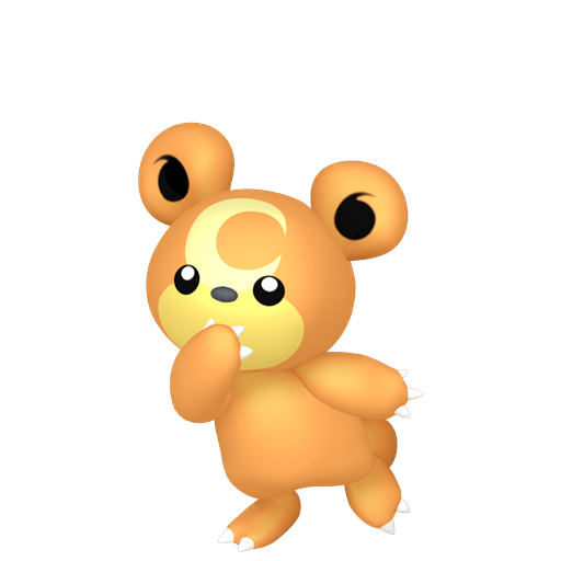 Teddiursa - Normal type Pokemon from Pokemon X and Y with stats, moves, and evolution data