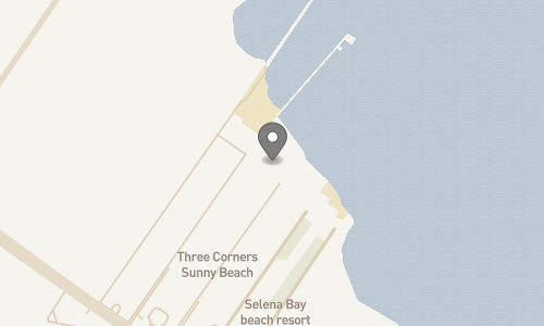 Lokation for Three Corners Sunny Beach Resort