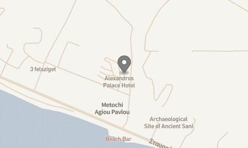 Lokation for Hotel Alexandros Palace Hotel & Suites