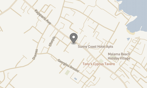 Lokation for Captain Karas Holidays Apartments