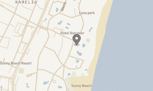 Lokation for AluaSoul Sunny Beach Hotel - voksenhotel