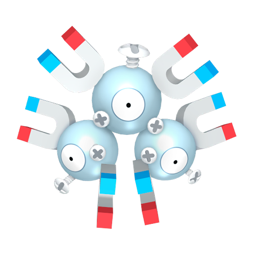 Magneton - Electric/Steel type Pokemon from Pokemon FireRed and LeafGreen with stats, moves, and evolution data