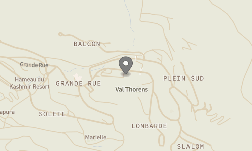 Lokation for Hotel Le Val Thorens