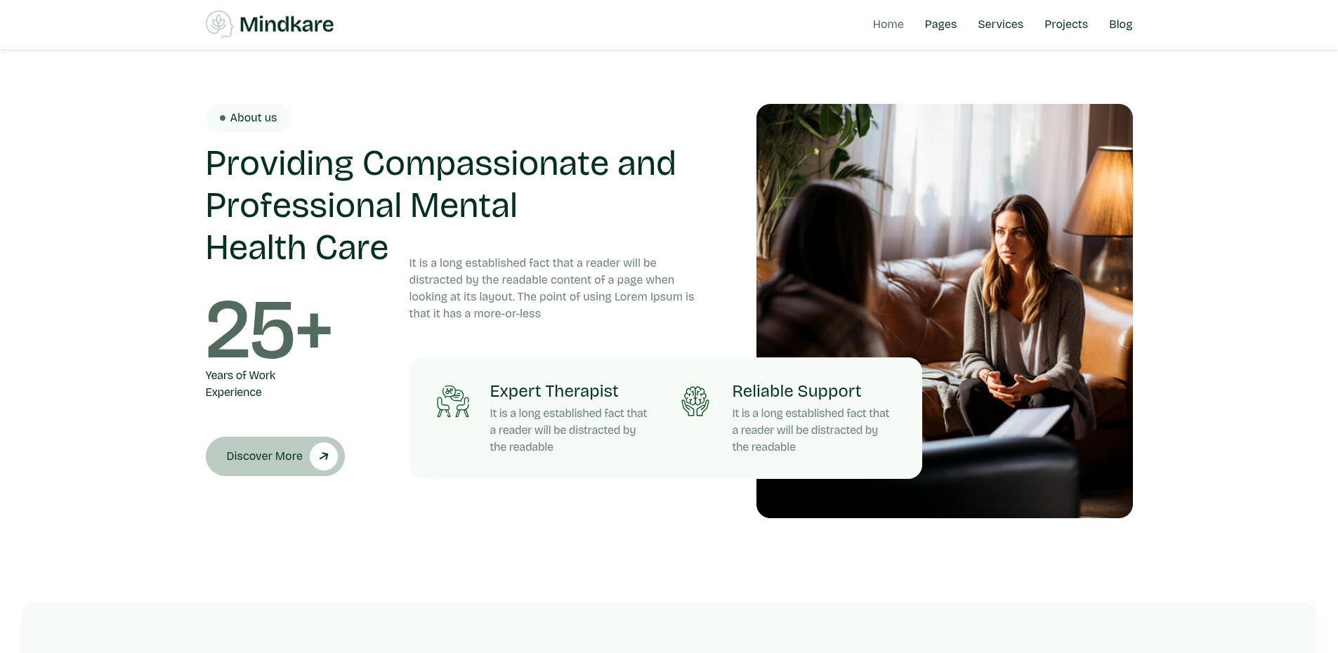 MindKare Mental Wellness Platform project screenshot 2