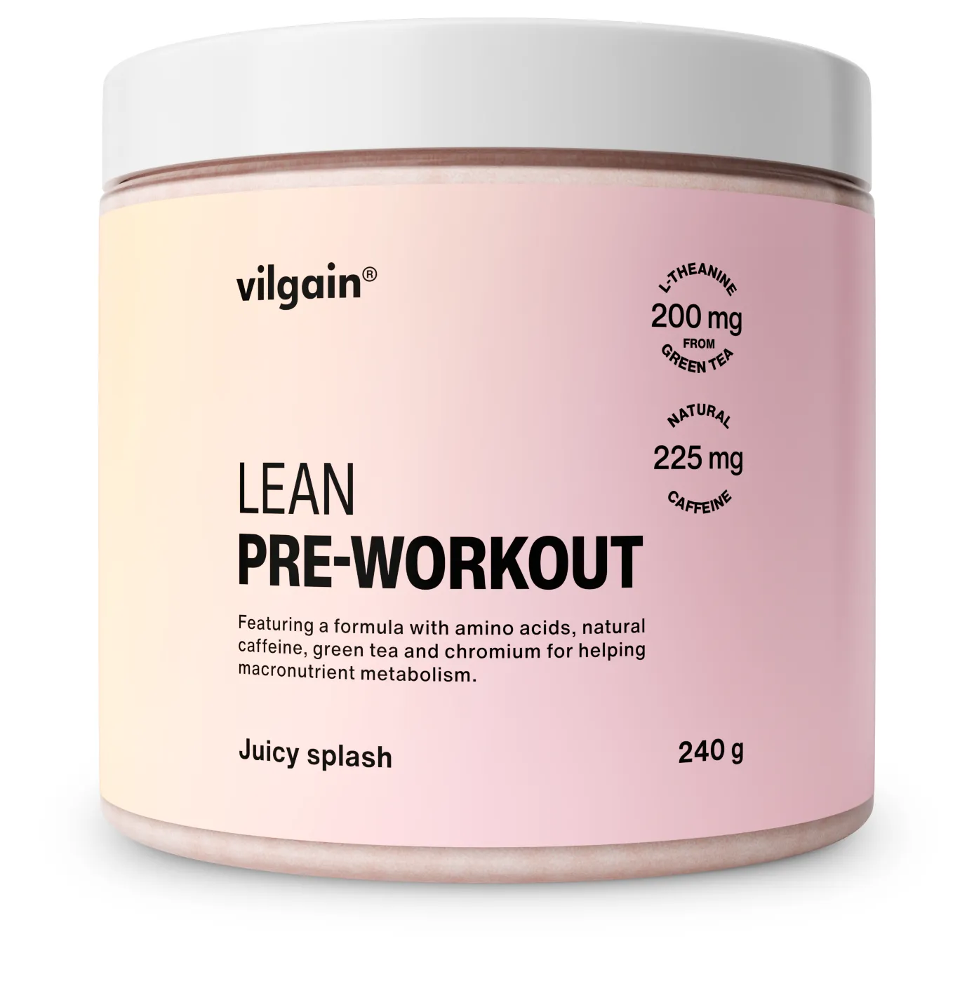 LEAN Pre-Workout Juice Splash