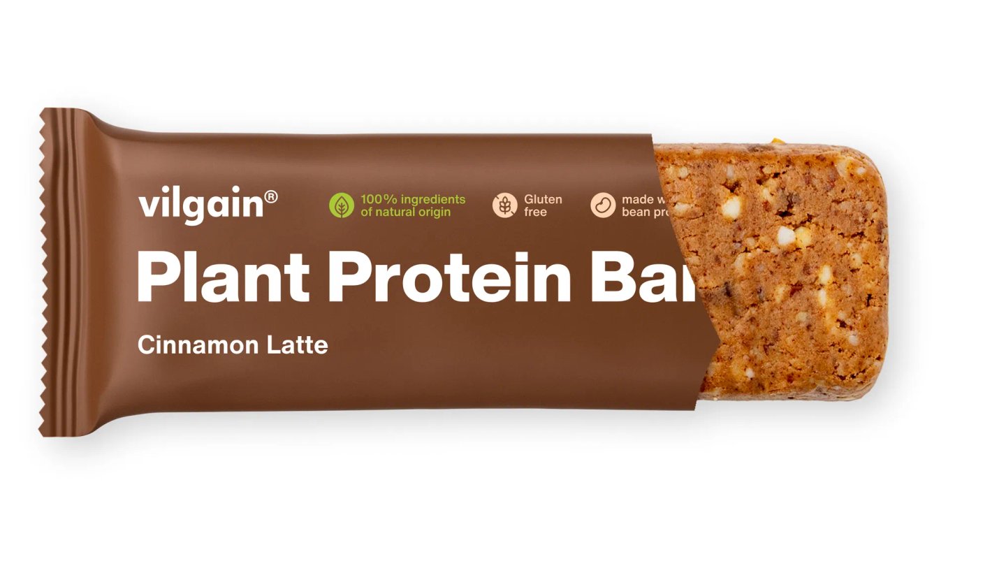 Plant protein bar - skořicové latte 50g