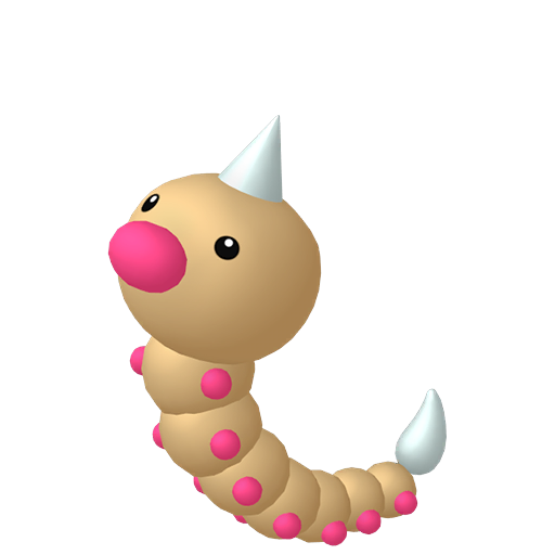Weedle - Bug/Poison type Pokemon from Pokemon FireRed and LeafGreen with stats, moves, and evolution data