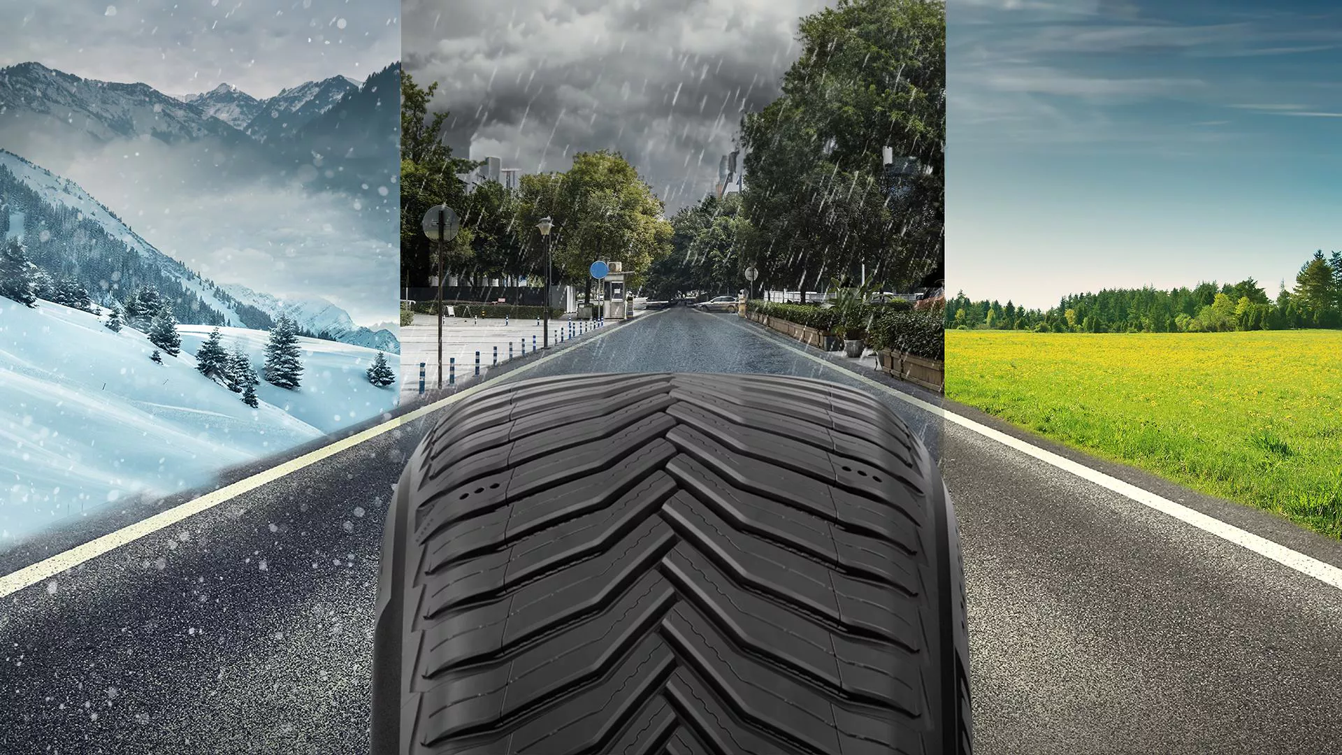 ZO KIEST U TUSSEN ZOMERBANDEN, WINTERBANDEN EN ALL-SEASON BANDEN ?