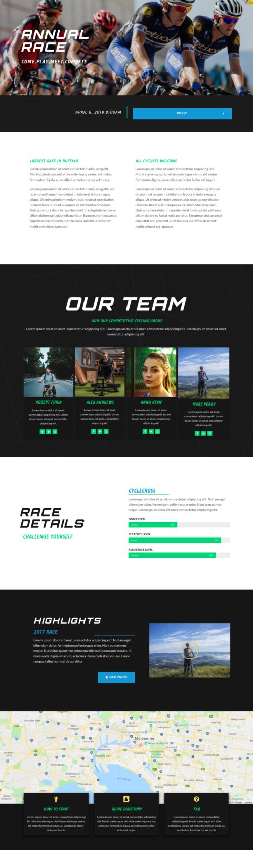 Extreme Sport Event Details