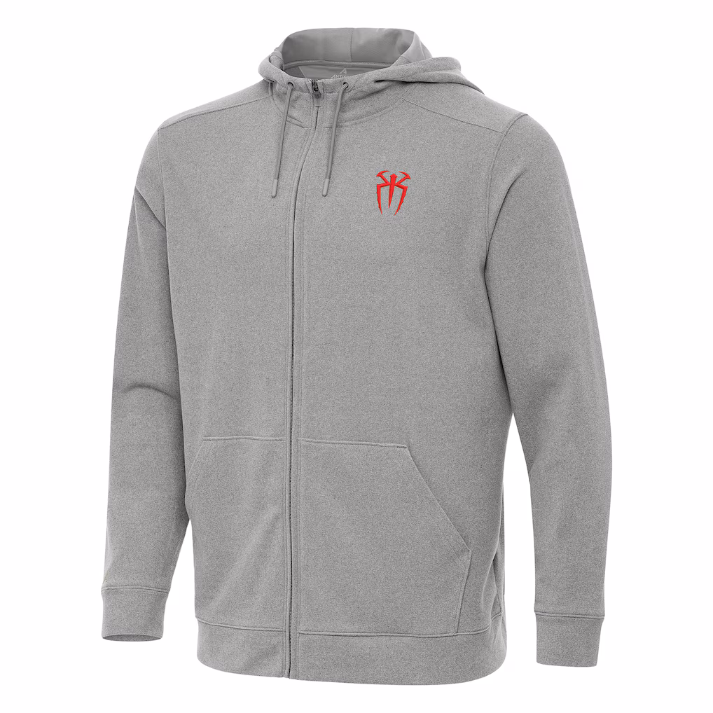 Roman Reigns Grey Zipper Hoodie second image