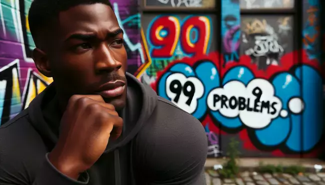 AI interpretation of 99 Problems by Jay Z