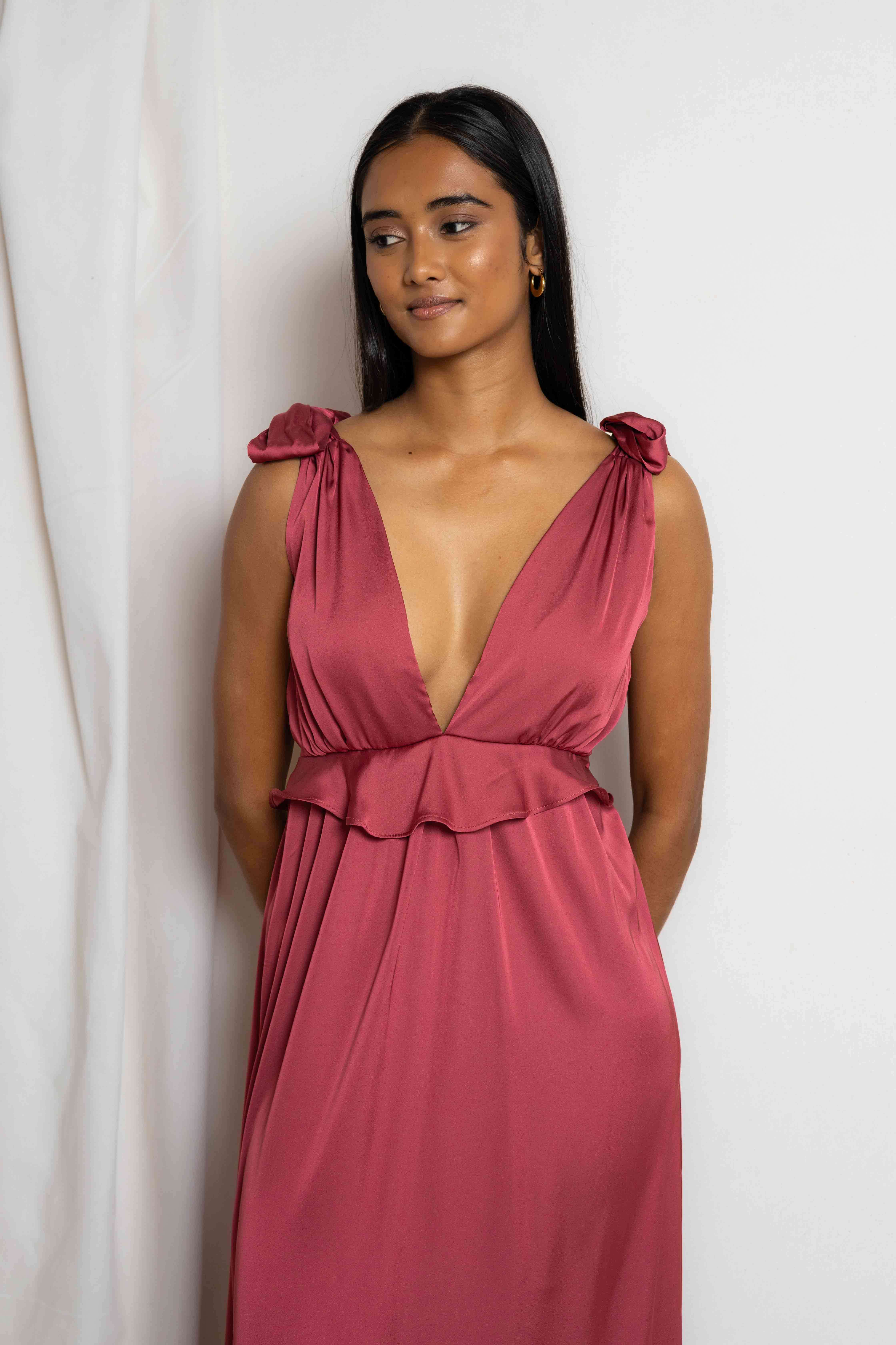 LOYOLA DRESS DUSTY PINK