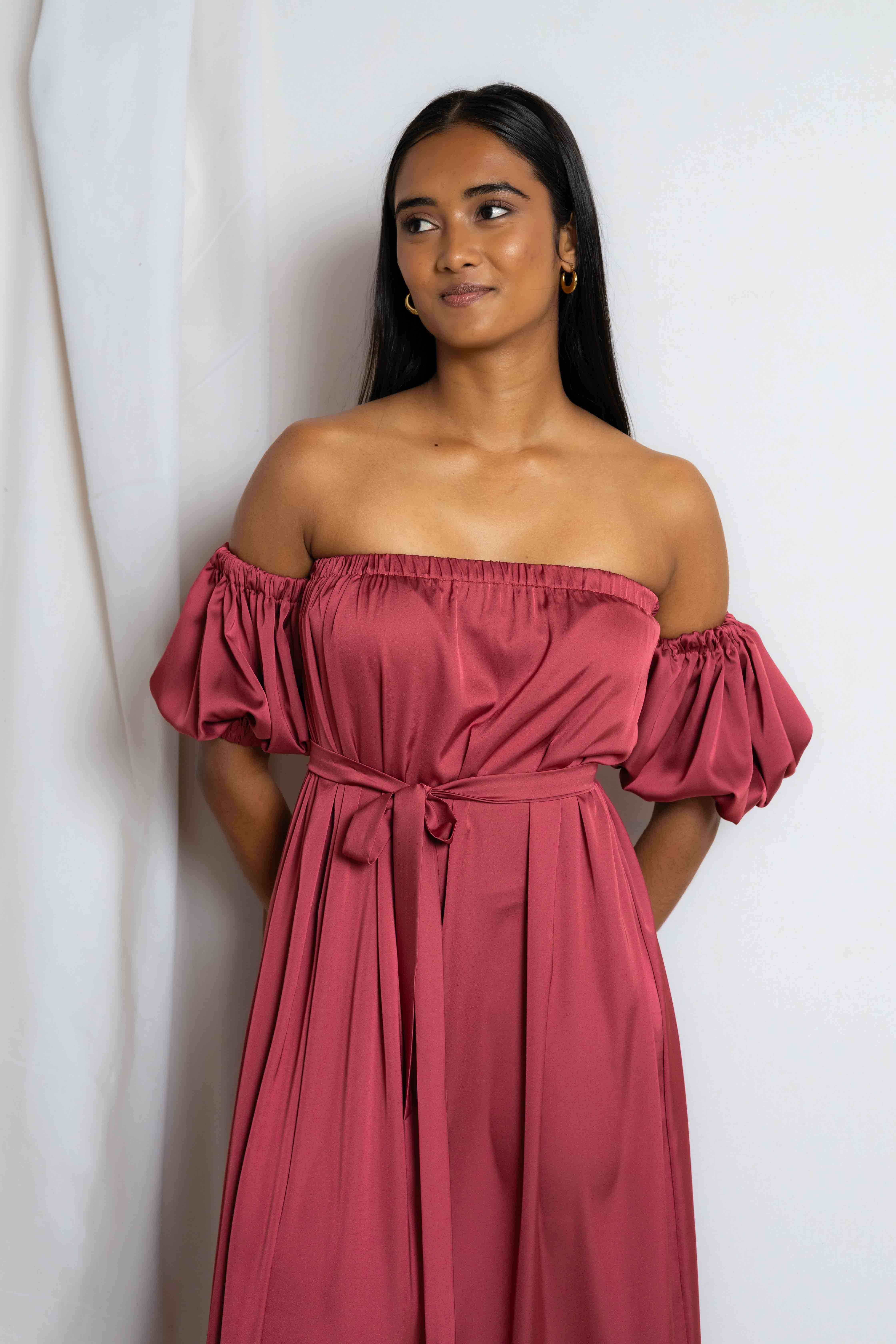 RIO DRESS DUSTY PINK
