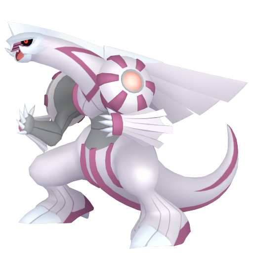 Palkia - Water/Dragon type Pokemon from with stats, moves, and evolution data