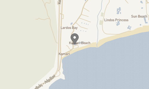 Lokation for Hotel Kamari Plus