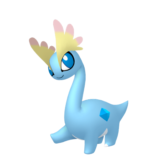 Amaura - Rock/Ice type Pokemon from Pokemon Sword and Shield with stats, moves, and evolution data
