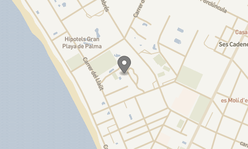 Lokation for Hotel Paradiso Garden