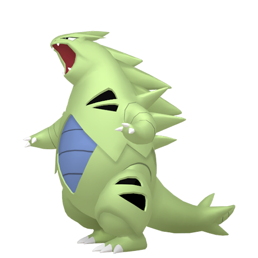 Tyranitar - Rock/Dark type Pokemon from Pokemon X and Y with stats, moves, and evolution data