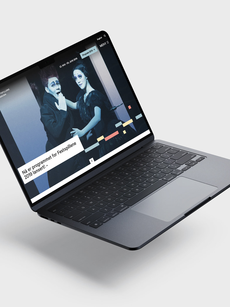 Bergen International Festival Website design