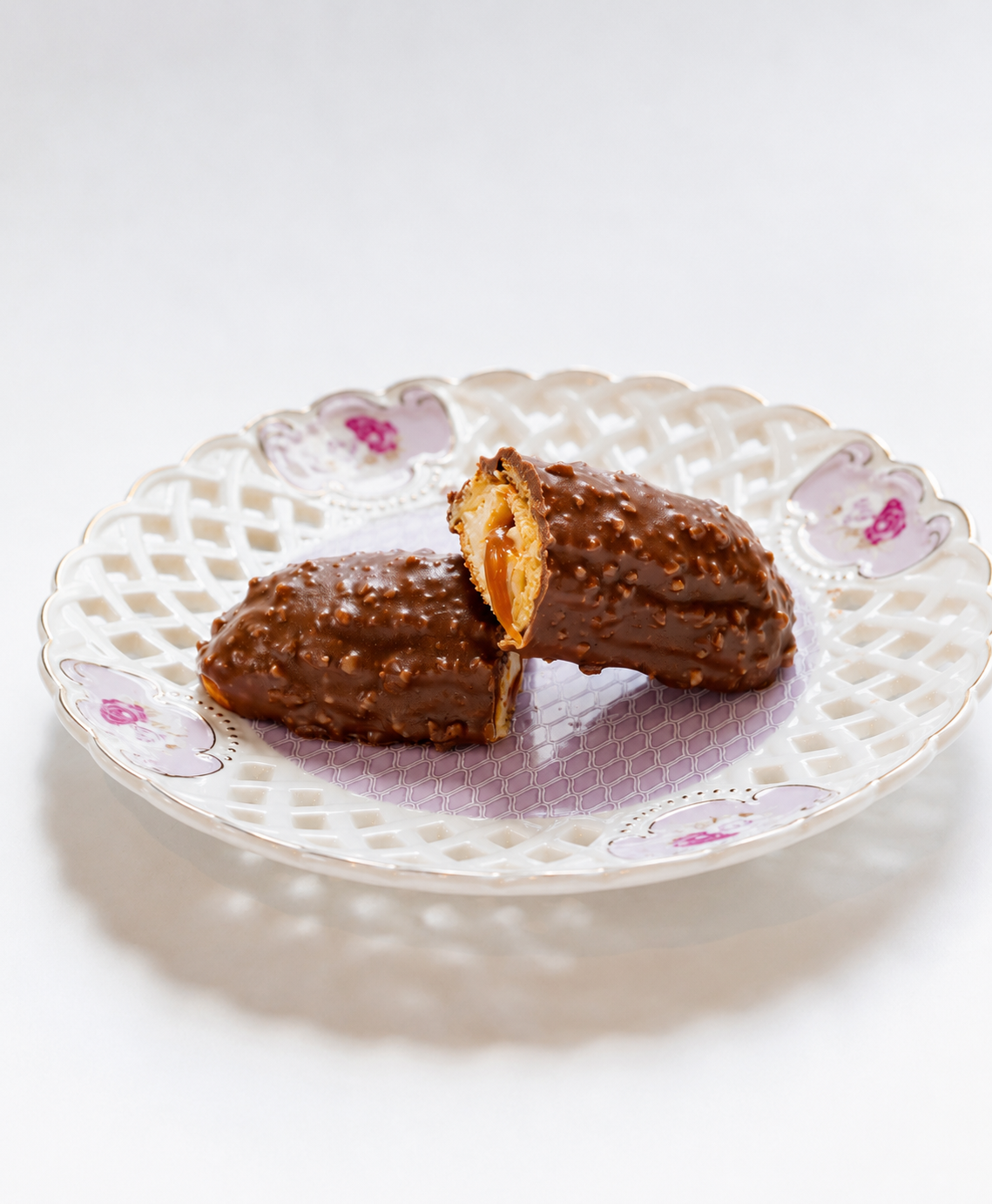 Eclairs cubiertos de chocolate 