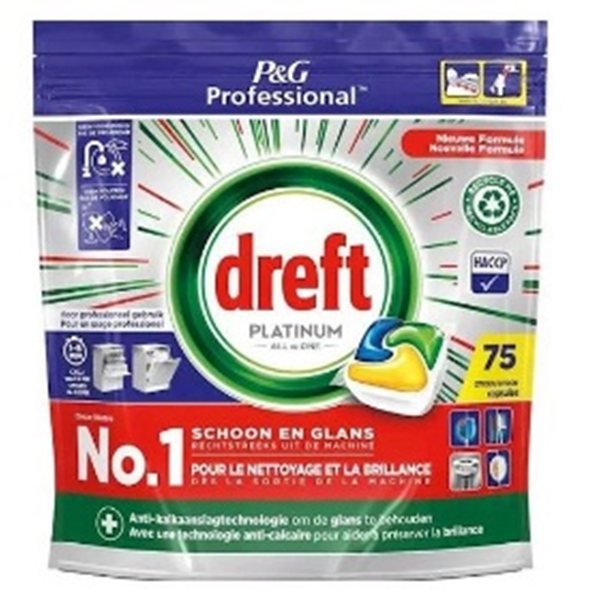 Капсули для посудомийної машини Dreft Platinum Citrus 75шт (Нідерланди)