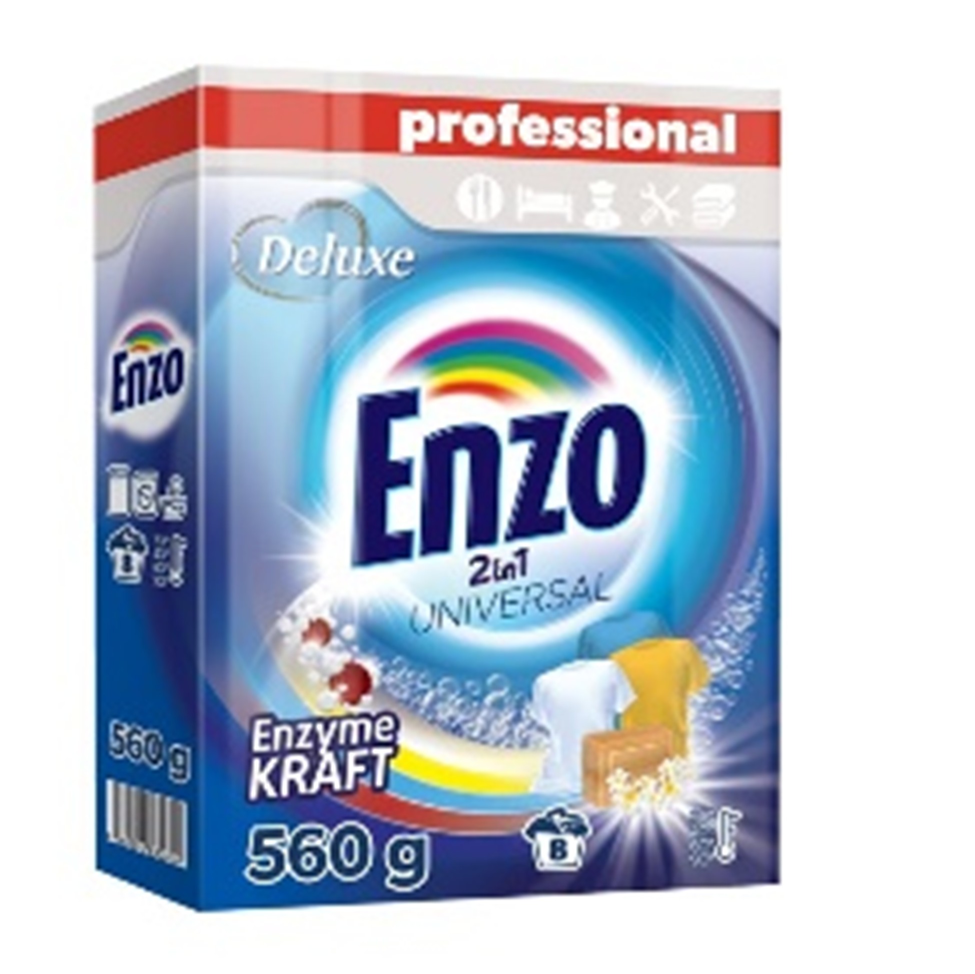Порошок Deluxe Enzo Universal 560г 8 прань (Німеччина)