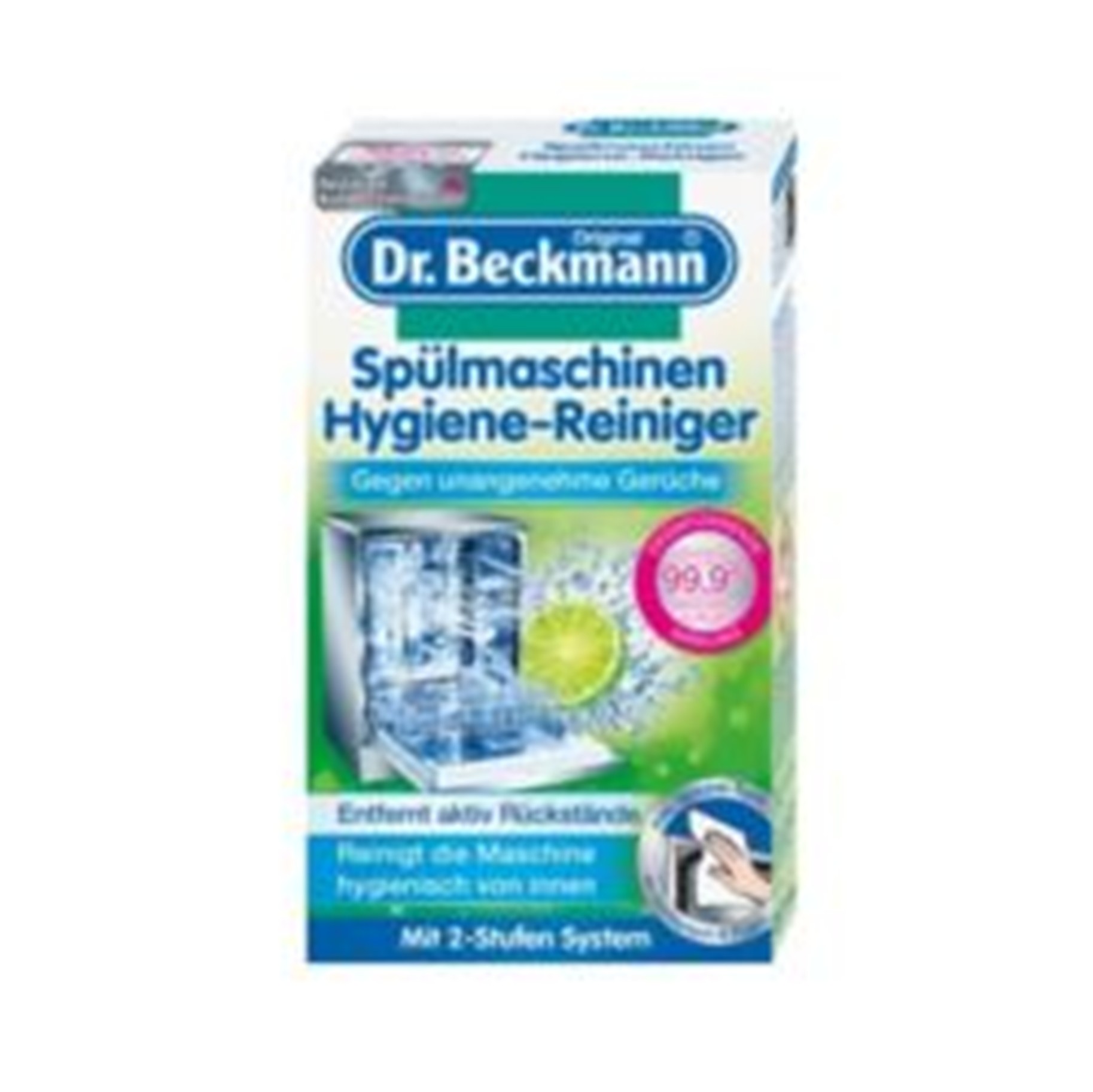 Гігієнічний засіб для чищення посудомийних машин Dr.Beckmann 75г (Німеччина)