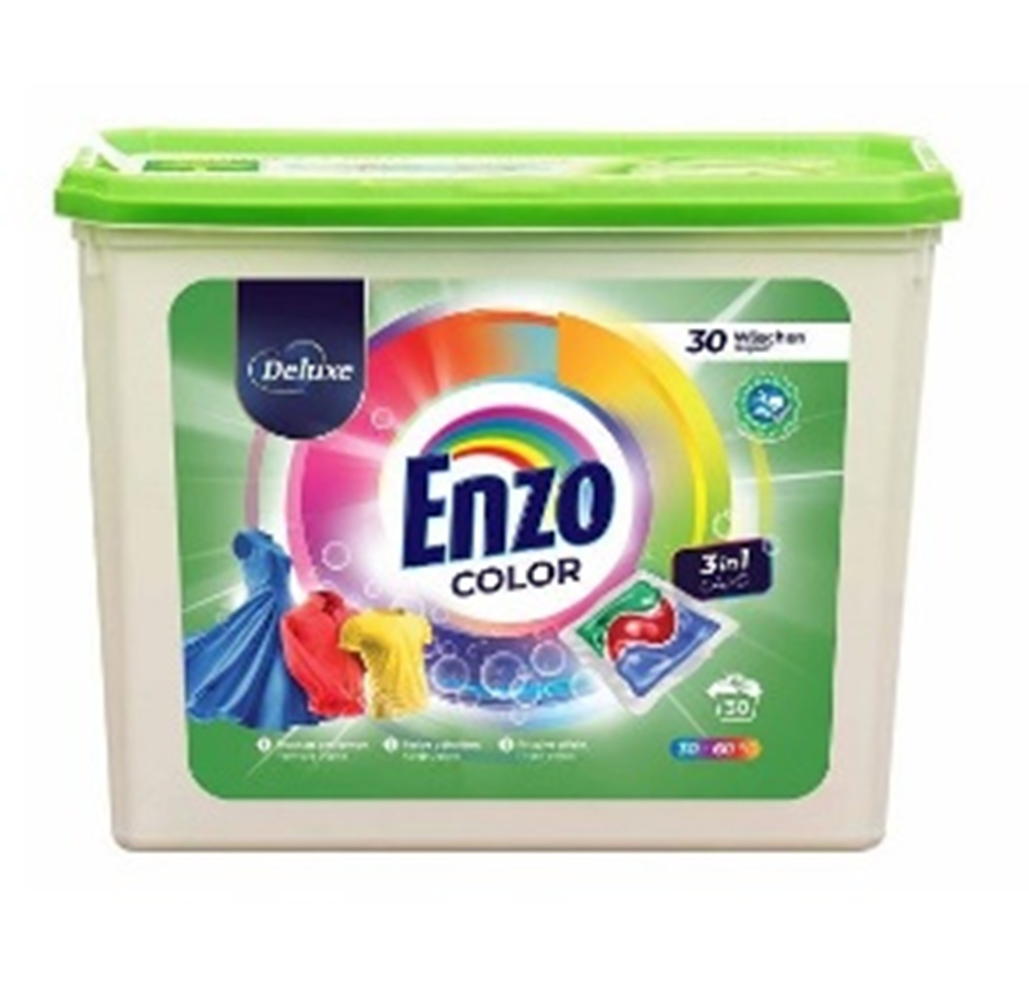 Капсули для прання Deluxe Enzo Color 30шт (Німеччина)