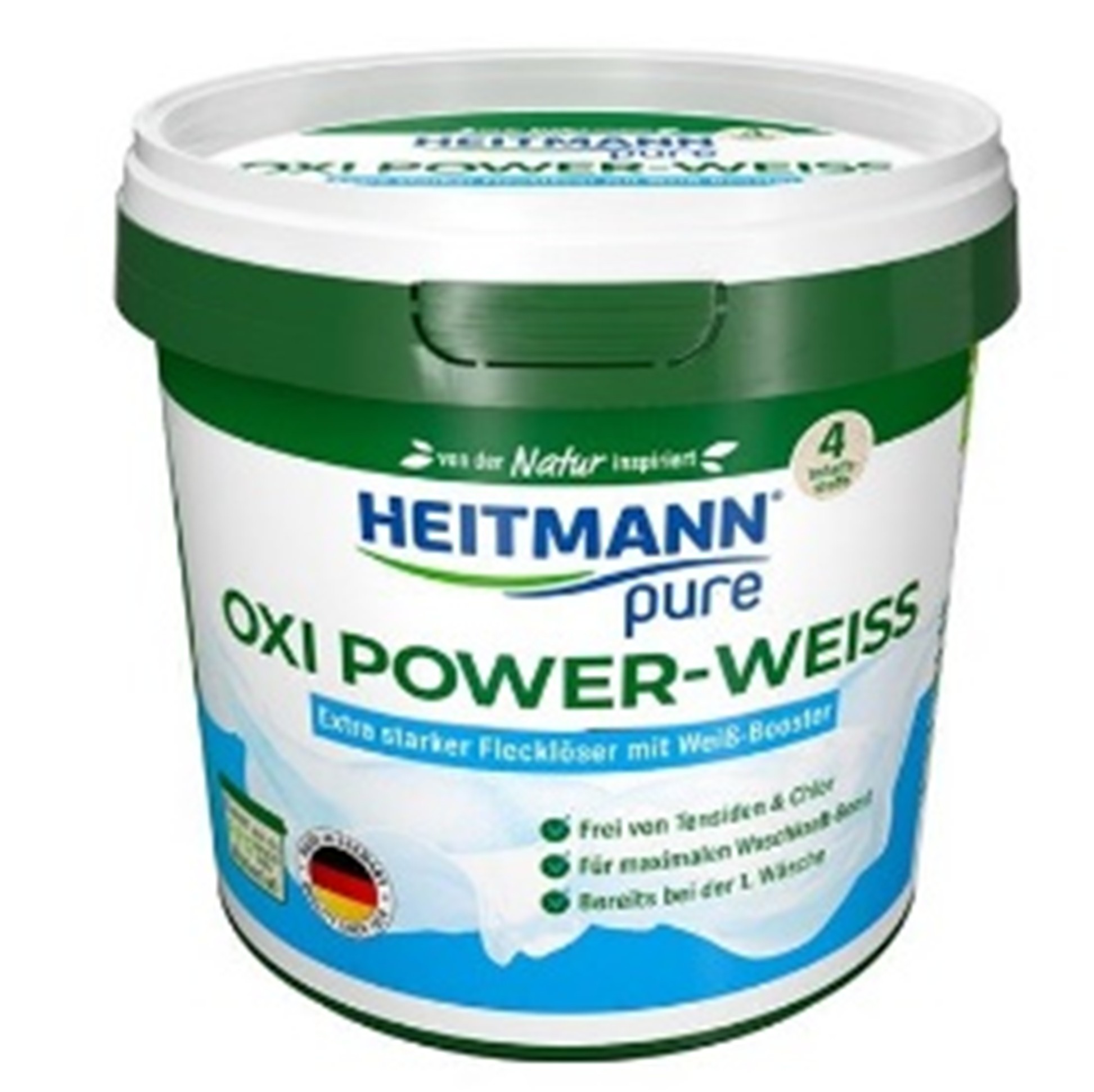 Плямовивідник для білого Heitmann Oxy Power Weiss 500г (Німеччина)