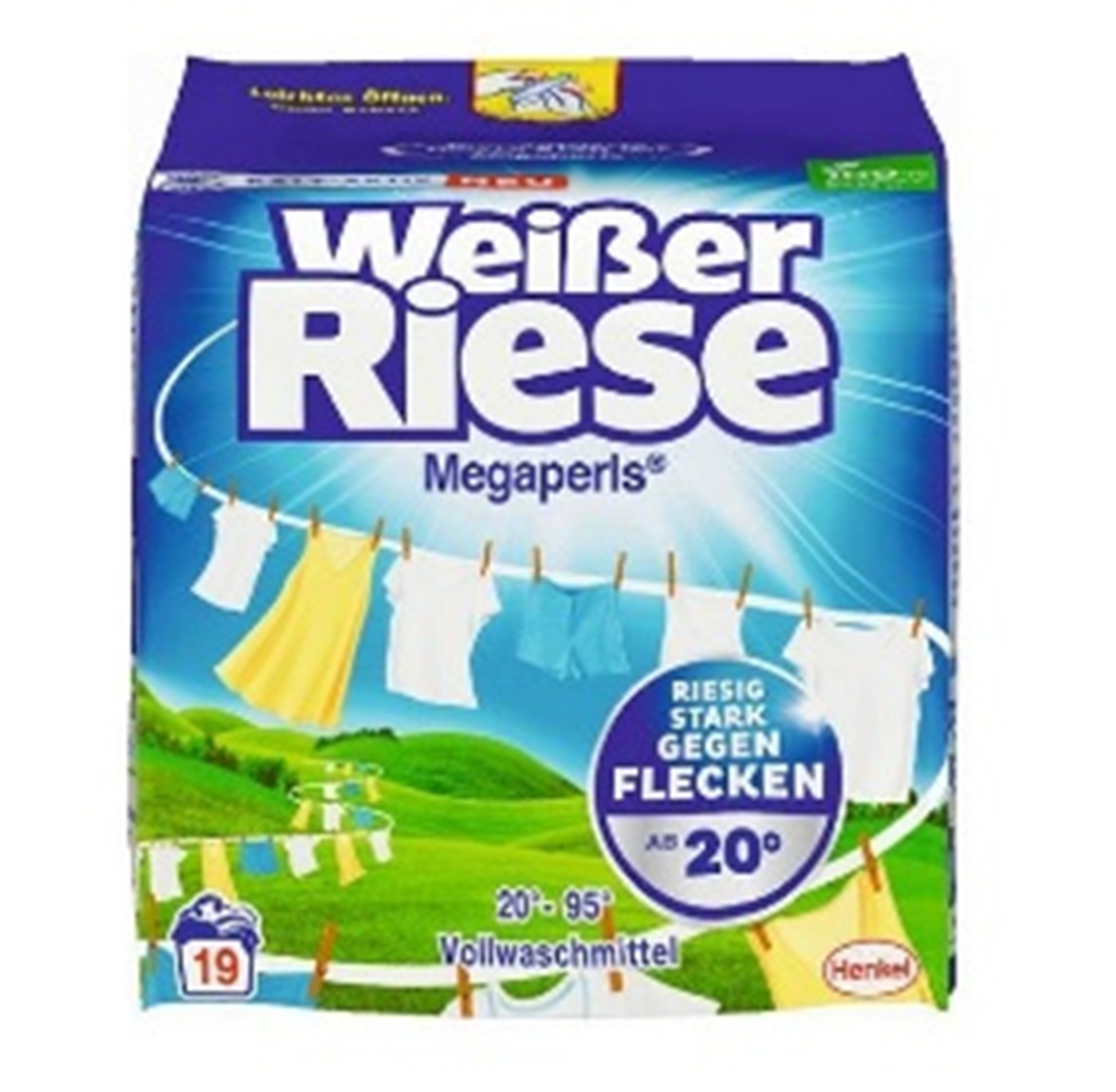 Гранульований порошок W. Riese MegaPerls Universal 1.14кг 19 прань (Німеччина)