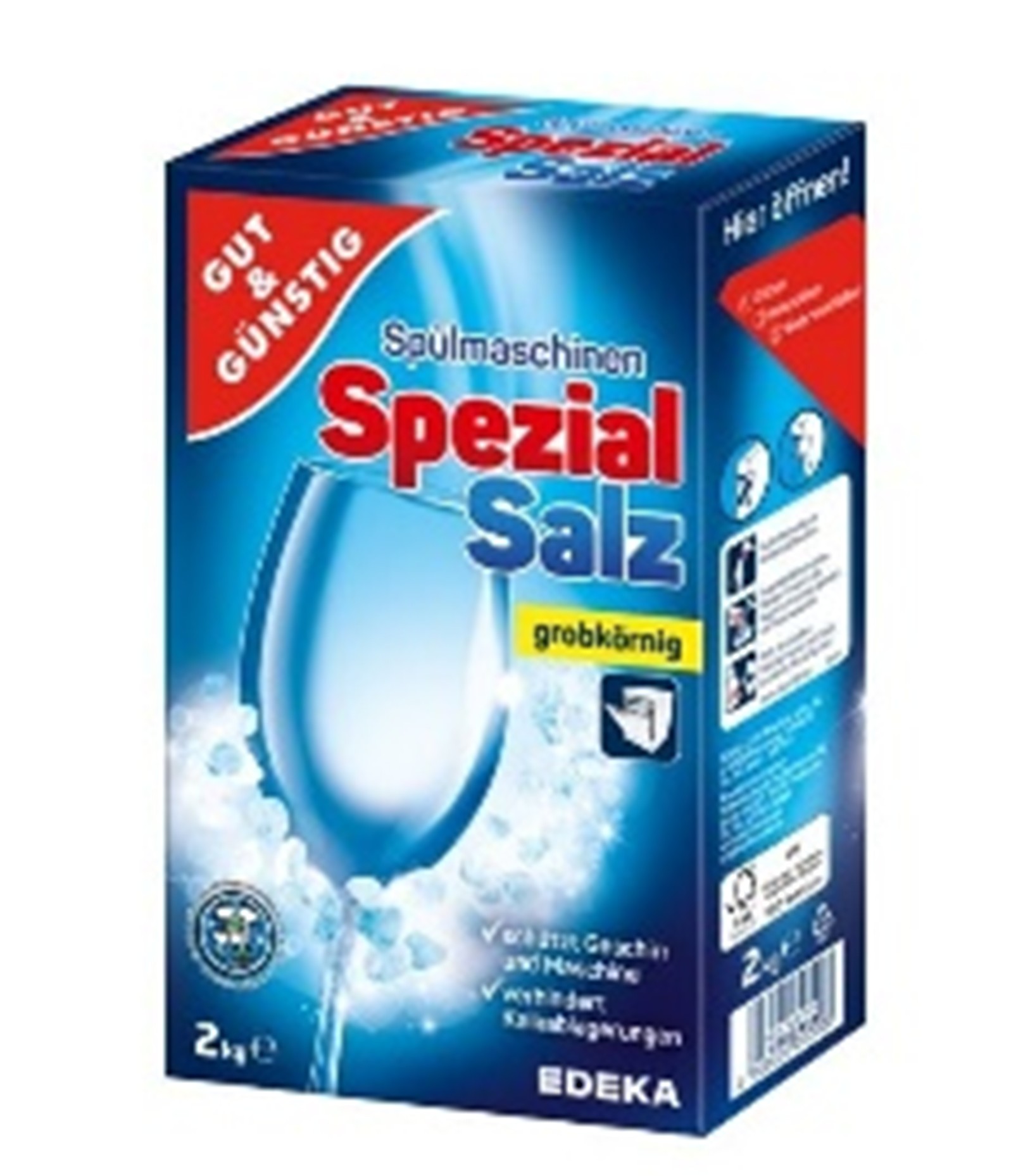 Сіль для посудомийної машини G&G Spezial Salz 2кг (Німеччина)