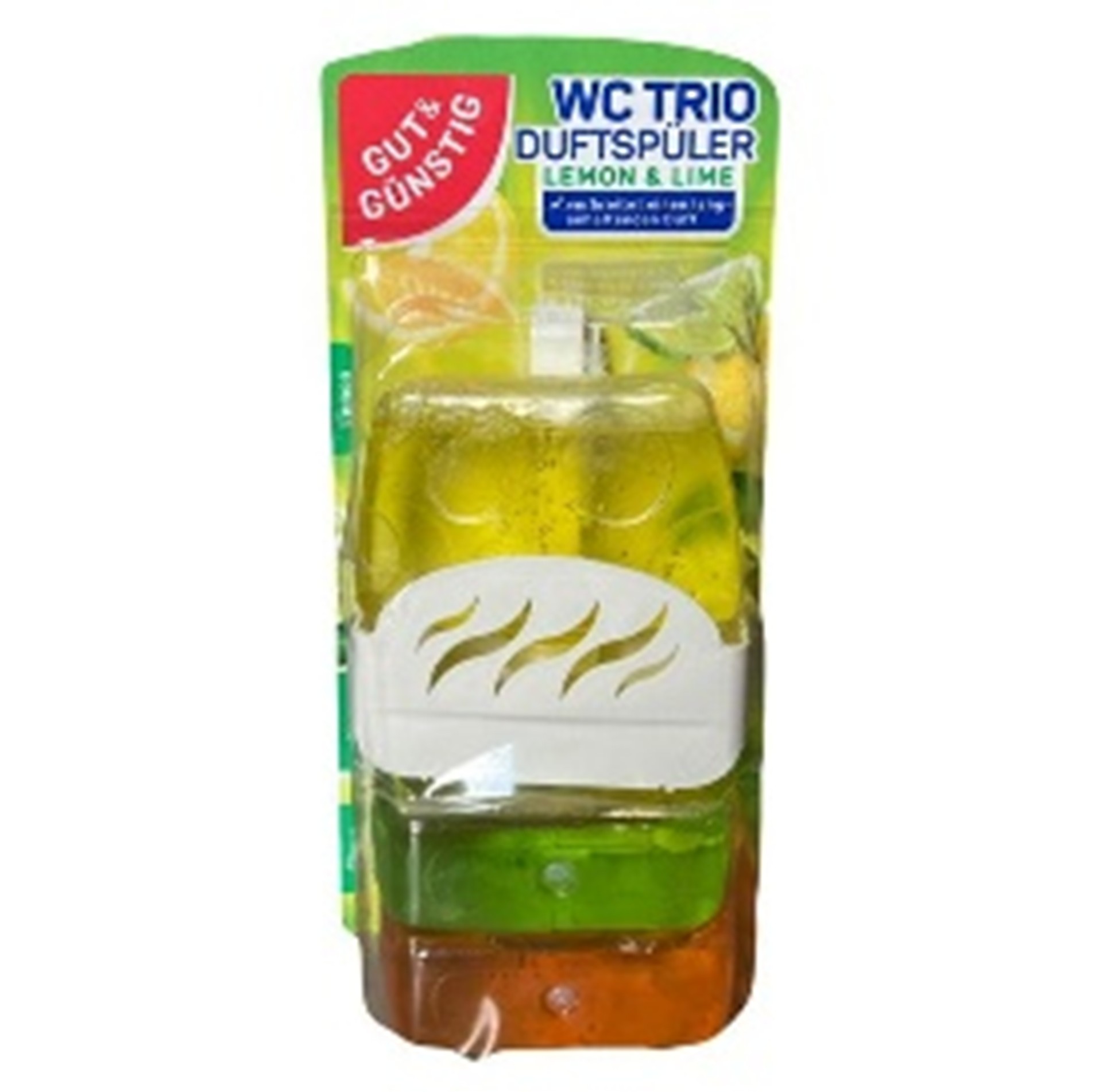 Гелеві блоки для унітазу G&G WC Trio Lemon 3х45г (Німеччина)
