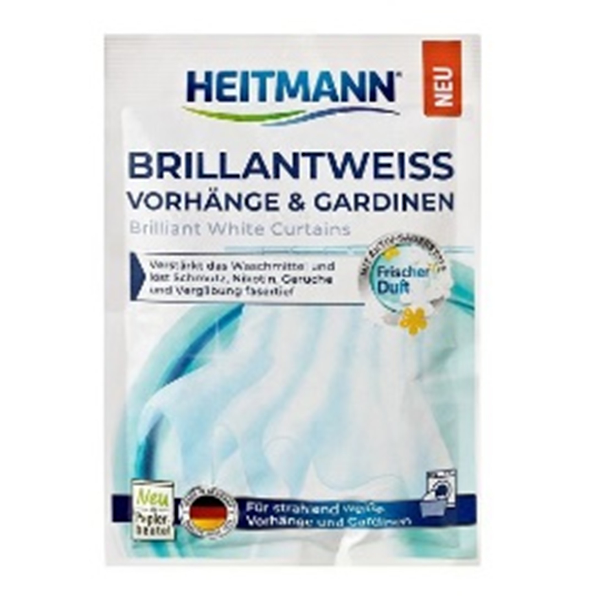 Відбілювач для штор та тюлю Heitmann Brillantweiss 50г (Німеччина)