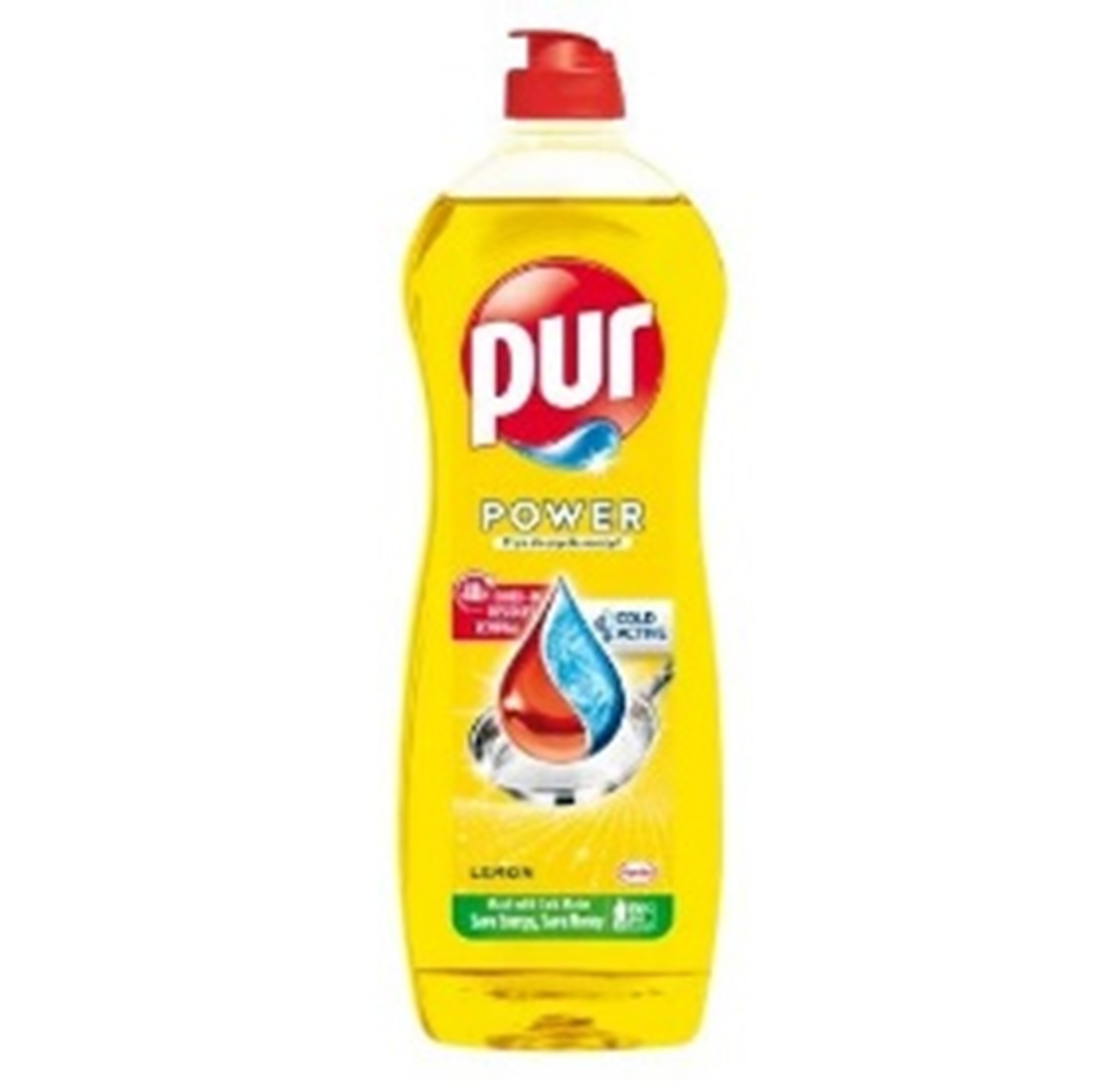Засіб для миття посуду Pur Power Lemon 750мл (Польща)