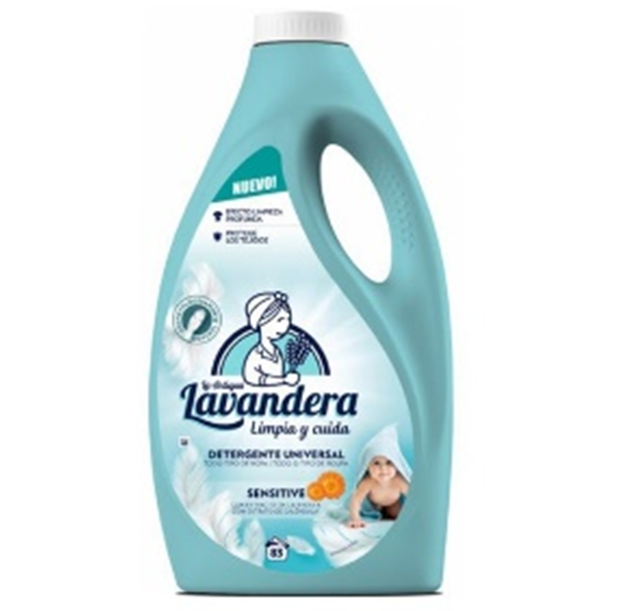 Гель для прання дитячий Lavandera Baby 2.49л 83 прання (Іспанія)