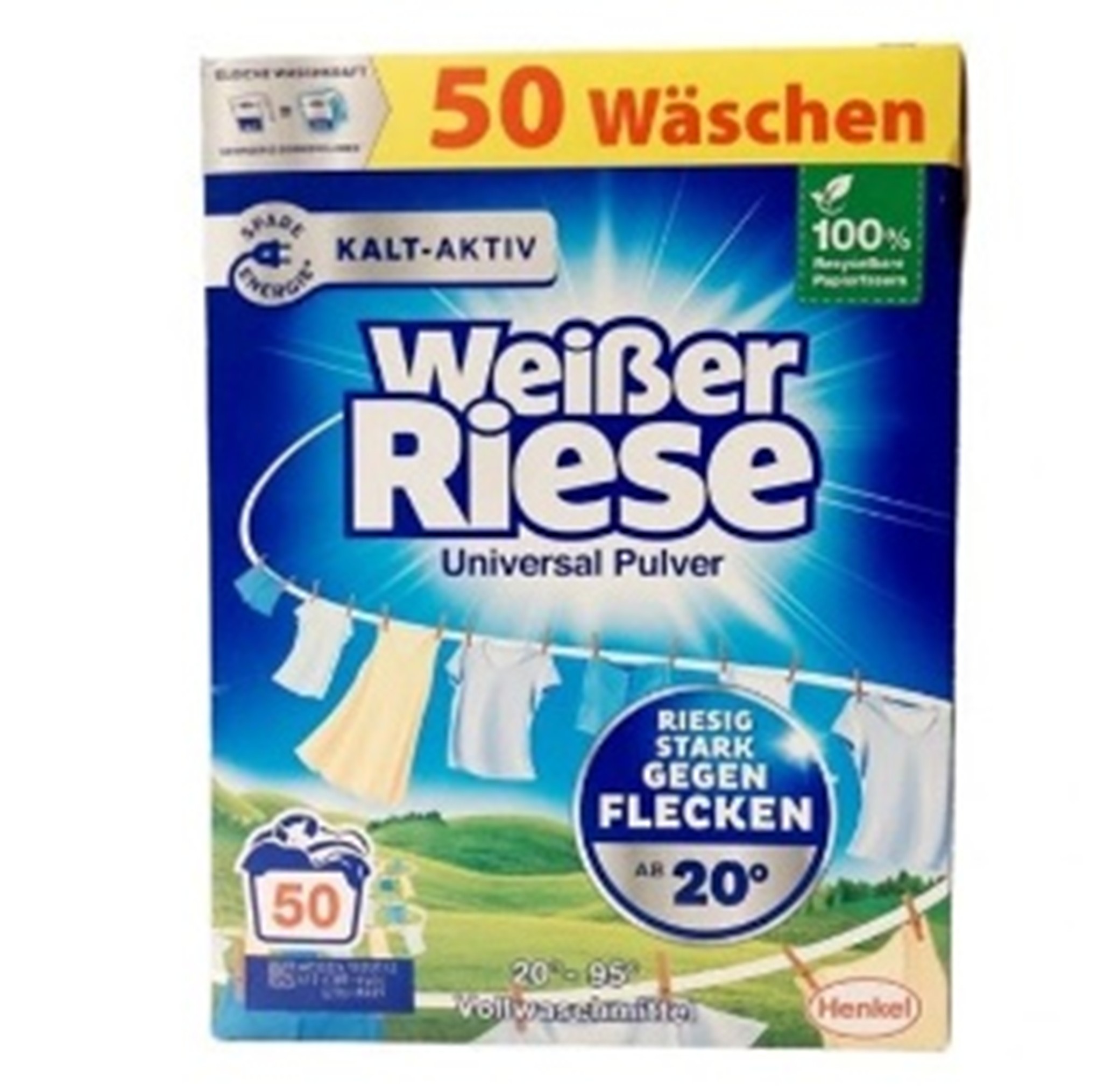 Порошок для прання універсальний W. Riese Universal 2.5кг 50 прань (Німеччина)