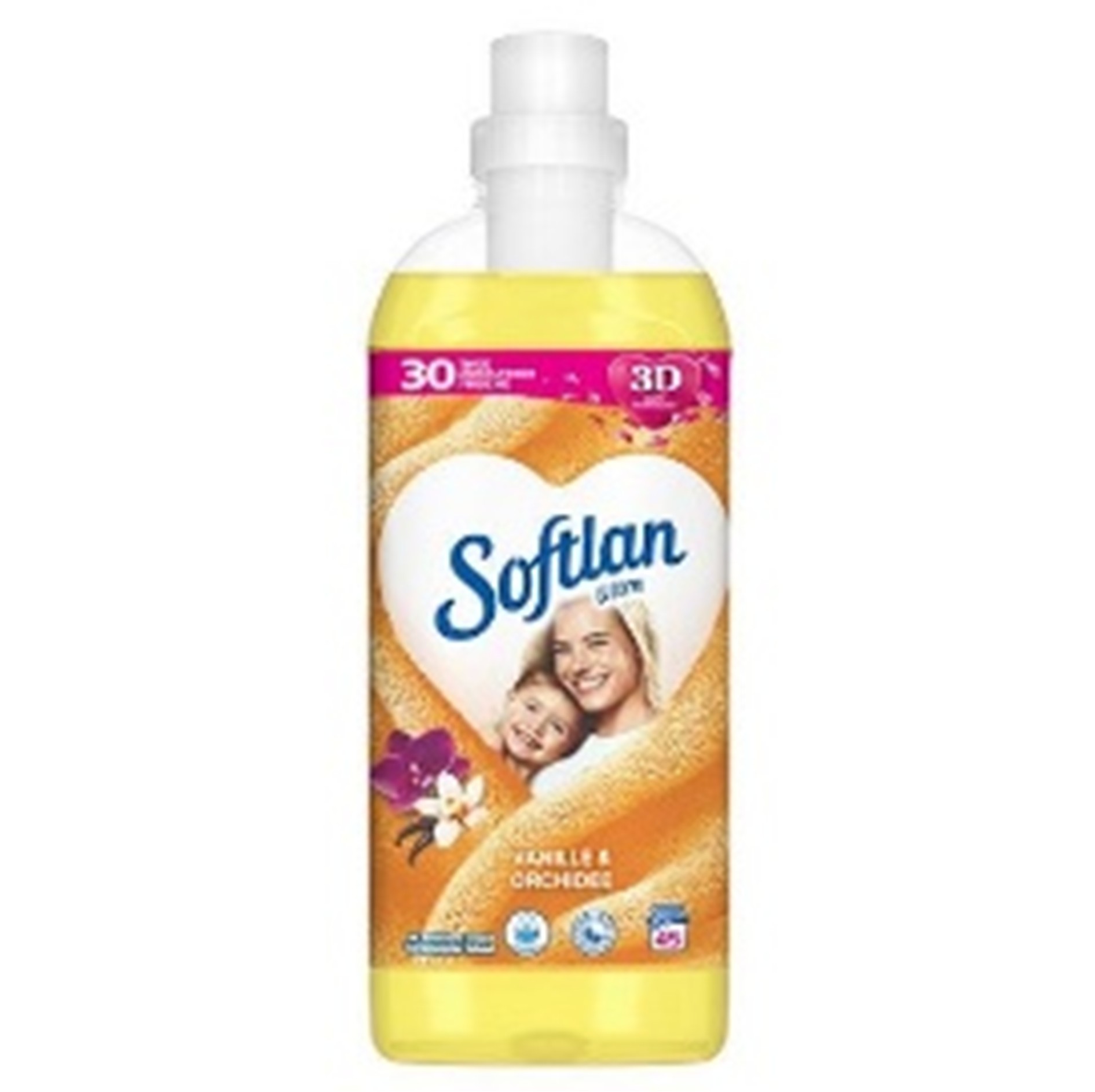 Концентрат-ополіскувач Softlan Жовтий (Ваніль та Орхідея) 1л (Німеччина)