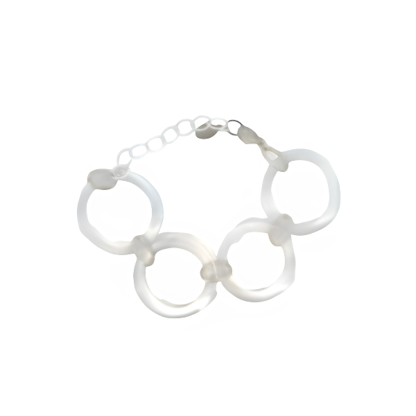 Silver Open Bracelet - Premium product from Smart Glass Recycled Jewelry collection