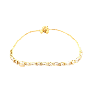 24K Gold Baguette Bracelet - Premium product from Aim Eternal collection