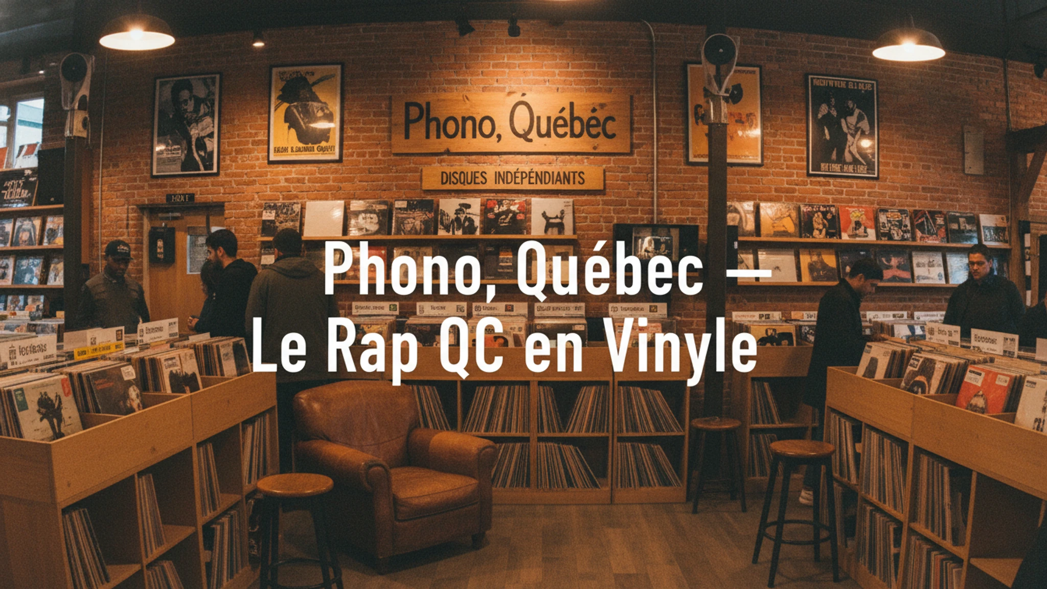Phono disquaire Québec rap québécois vinyle boutique