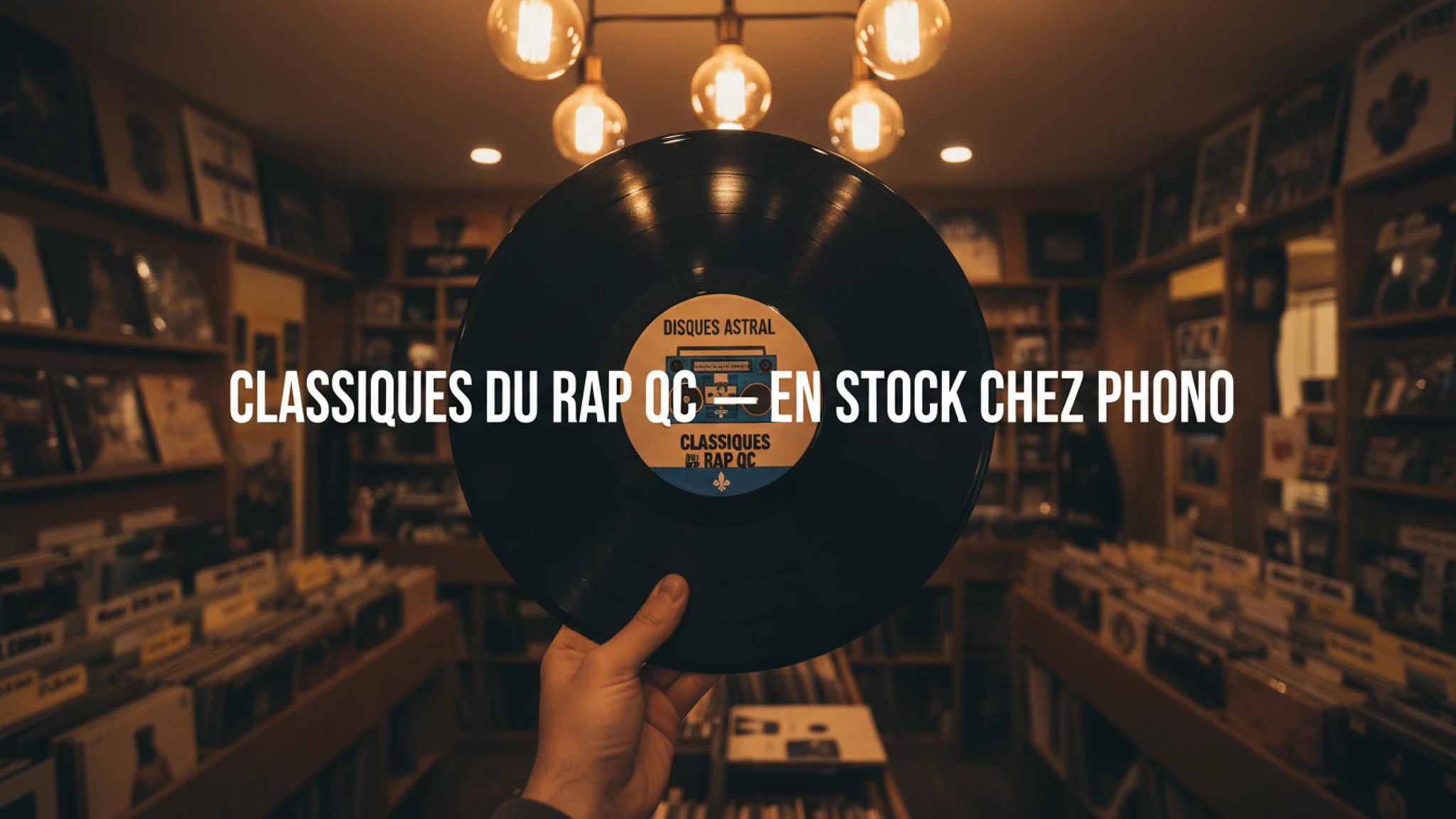 Vinyle classique rap québécois disquaire Phono Québec collection