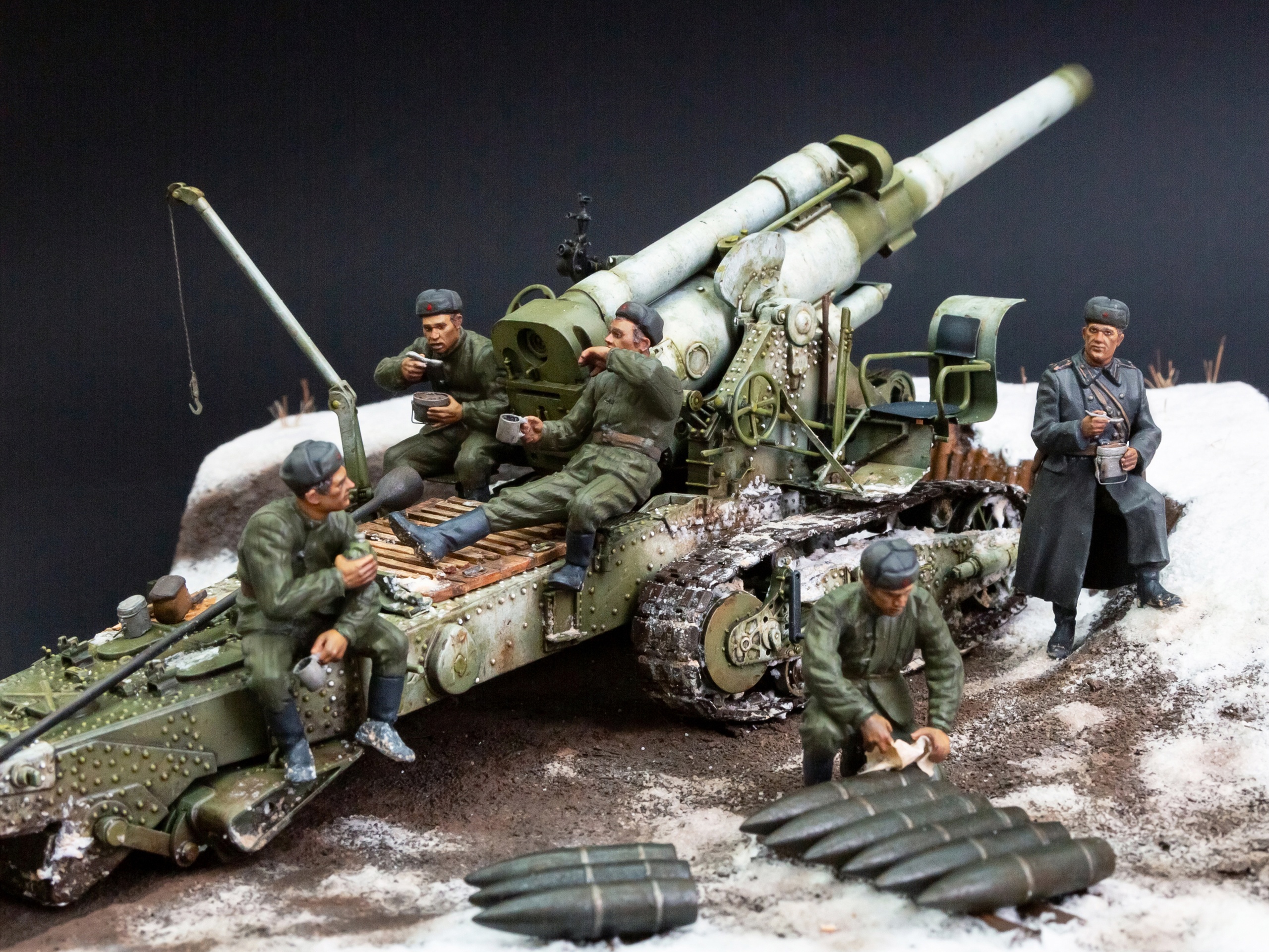 Советская 203-мм гаубица обр. 1931 года Б-4